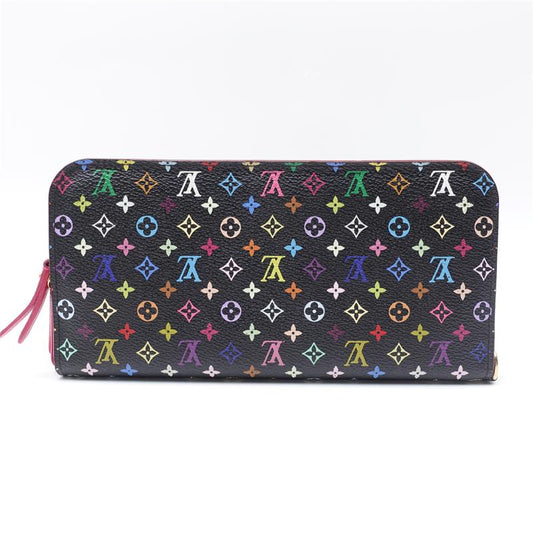 【DEAL】Louis Vuitton Insolite Black Multicolor Coated Canvas Wallet-TS