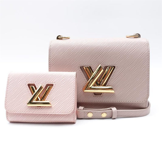Louis Vuitton Twist Grey And Pink EPI Shoulder Bag - HZTT