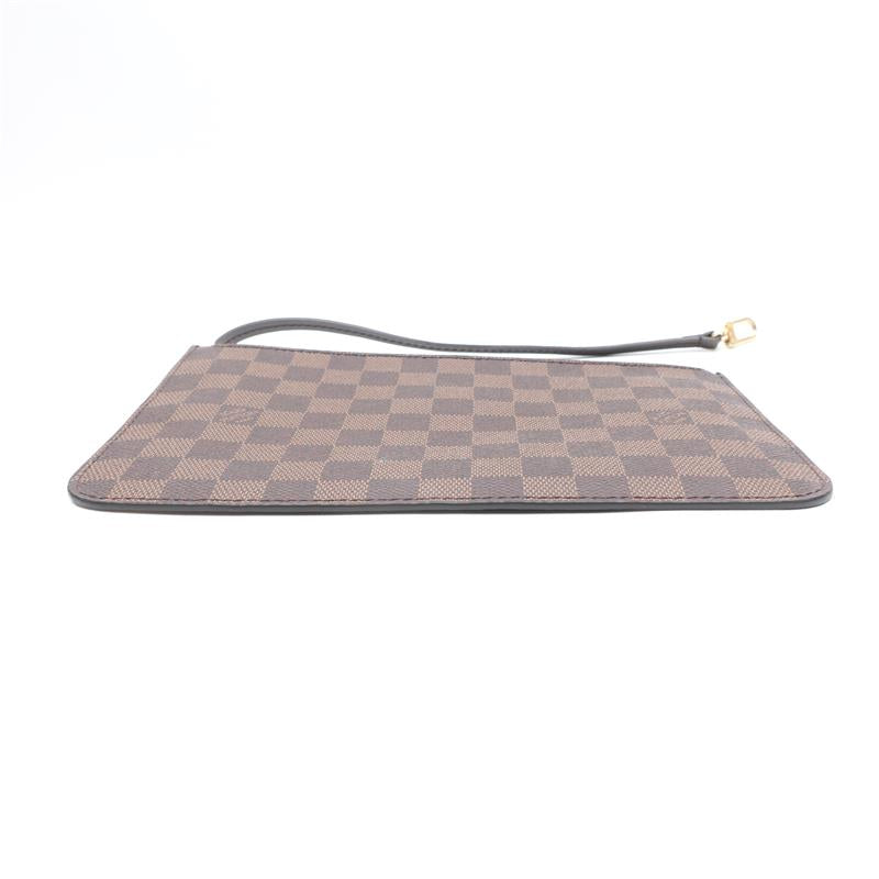 Pre-owned Louis Vuitton Damier Ebene Canvas Neverfull Pouch