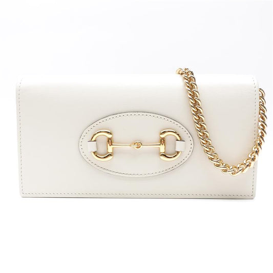 Pre-owned Gucci 1955 woc White Calfskin Shoulder Bag