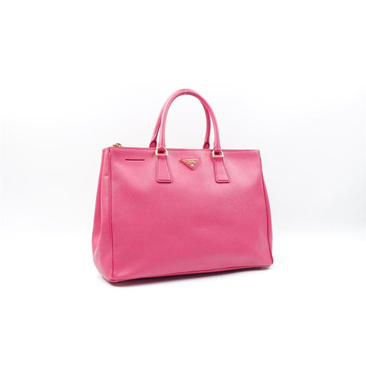 Pre-owned Prada Galleria Rose Pink Calfskin Shoulder Bag-HZ