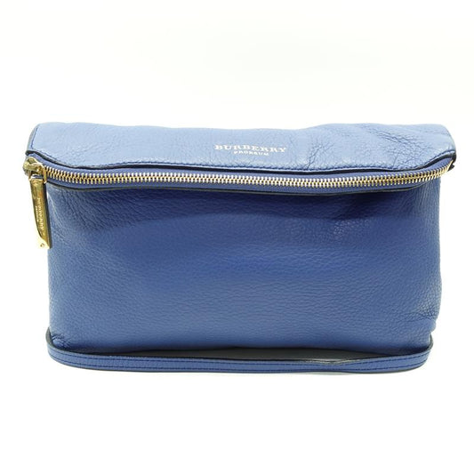 Pre-owned BURBERRY Calfskin Shoulder Bags Blue Shoulder Bag-HZTT