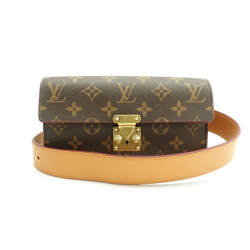 【Deal】Louis Vuitton Brown Monogram Canvas Belt Bag