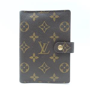 【SUPER DEAL】Louis Vuitton AGENDA Monogram Brown Notebook Holder