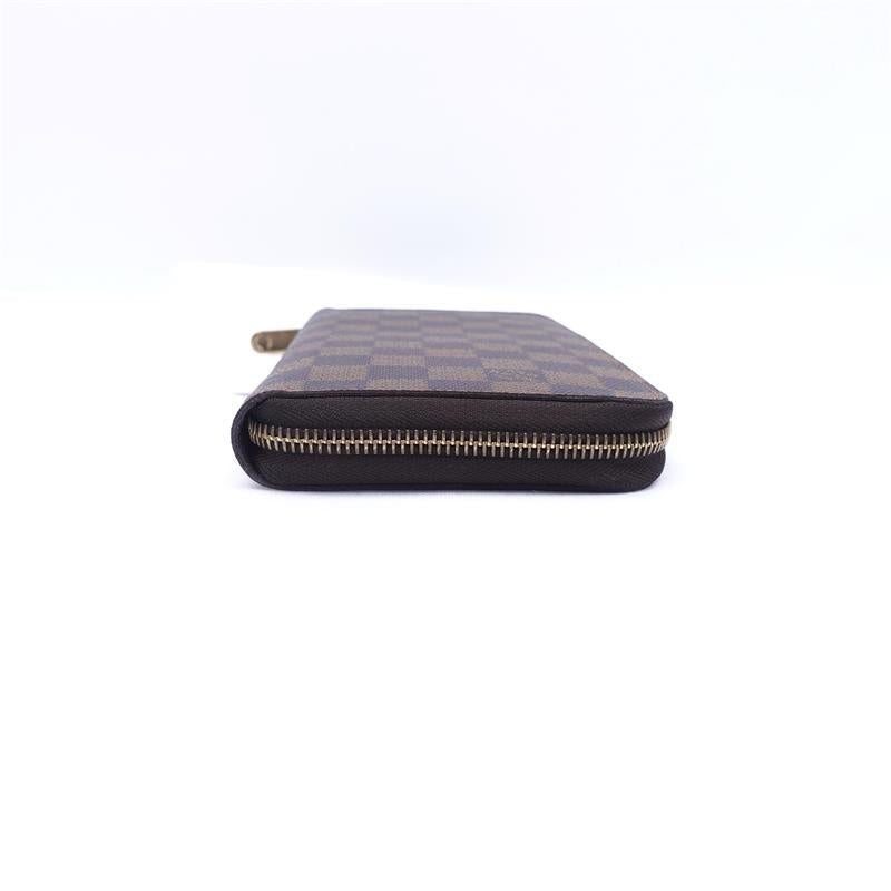 Pre-owned Louis Vuitton Damier Eben Coated Canvas Long Wallet