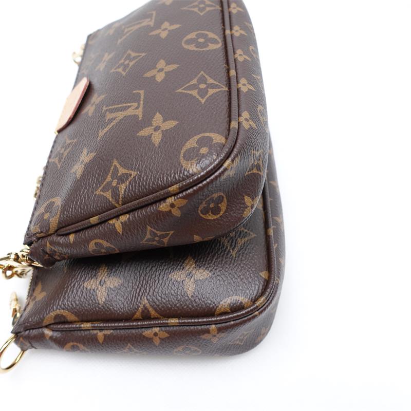 Pre-owned Louis Vuitton MULTI POCHETTE ACCESSORIES Coated Canvas Shoulder Bag