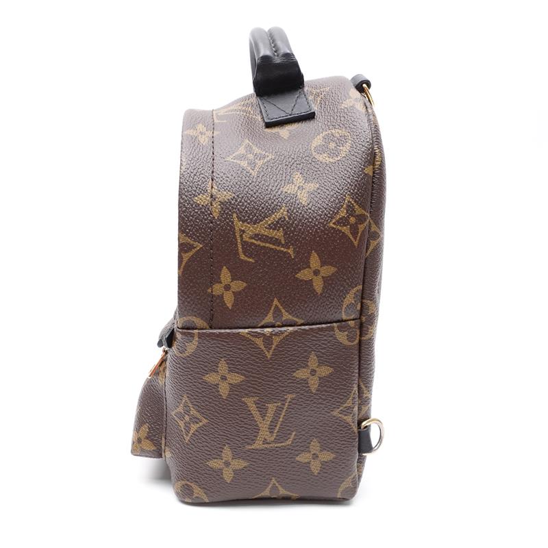 Pre-owned Louis Vuitton Palm Spring Mini Monogram Coated Canvas Backpack