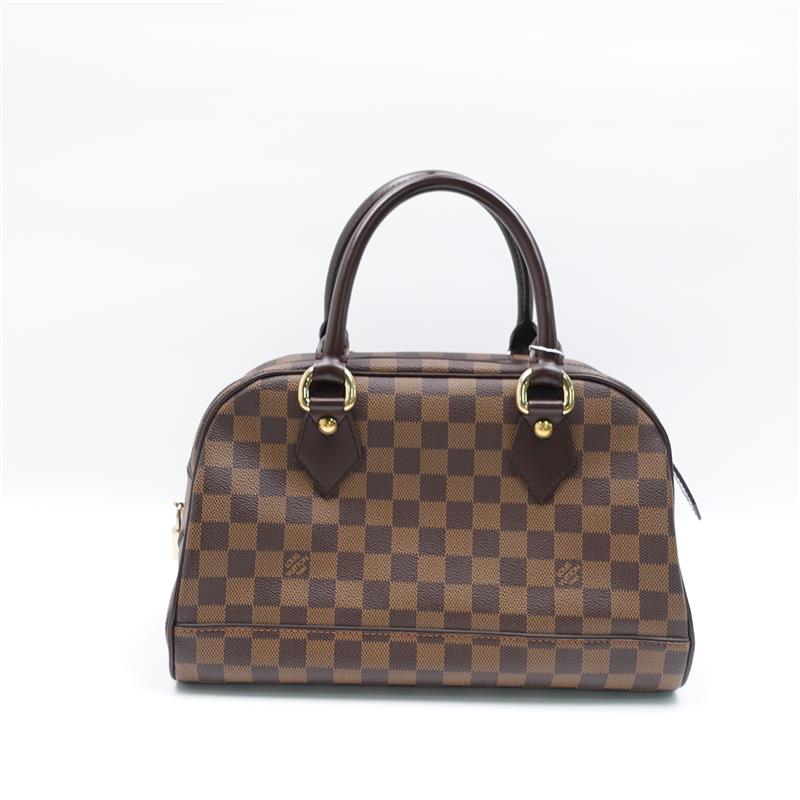 Pre-owned Louis Vuitton Duomo Damier Eben Coated Canvas Handle Bag