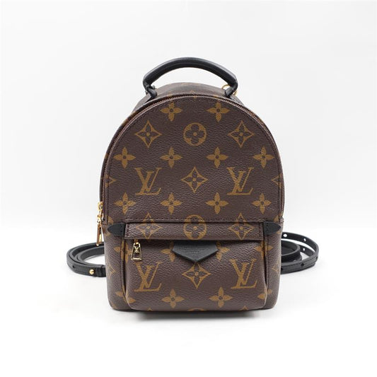 Pre-owned Louis Vuitton Palm Spring Brown Coated Canvas Backpack-TS