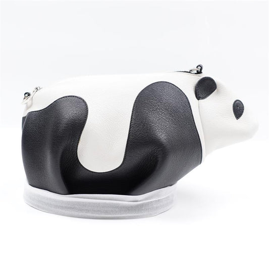 Loewe Panda Black&White Calfskin Cross Body Bag