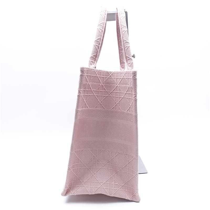 Pre-owned Dior Pink Booktote Canvas Tote