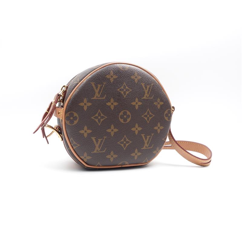 Pre-owned Louis Vuitton Boite Chapeau Souple Brown Coated Canvas Shoulder Bag-HZ