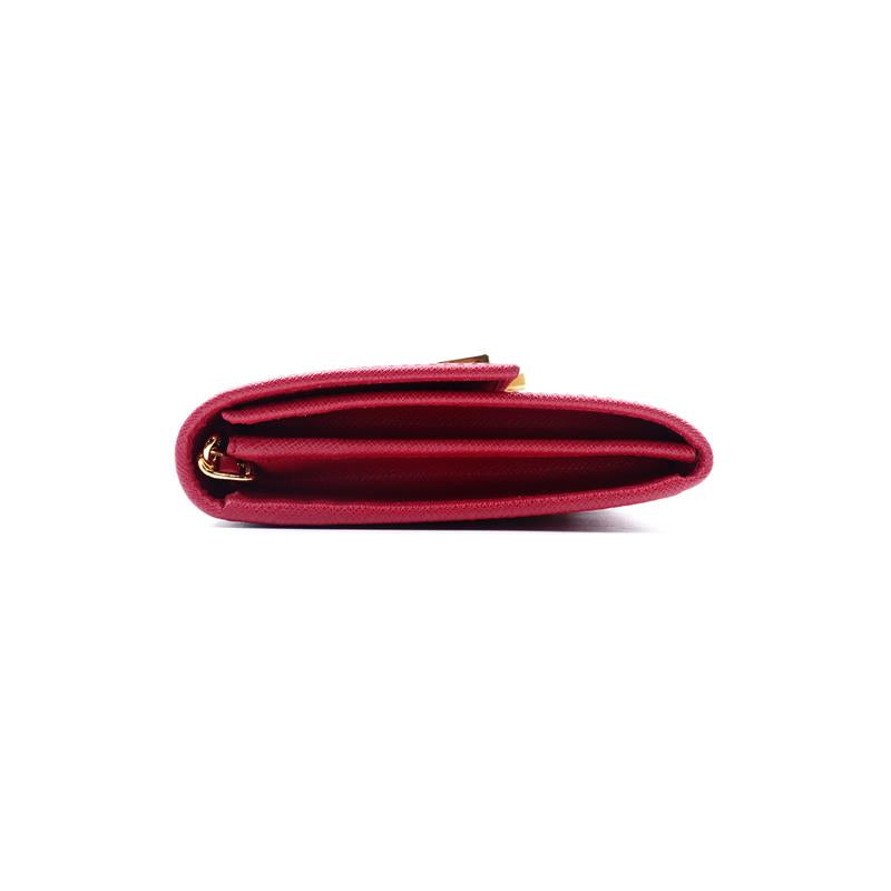 Pre-owned Prada Red Calfskin Shoulder Bag