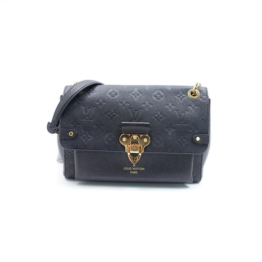 Pre-owned Louis Vuitton Vavin Black Calfskin Shoulder Bag