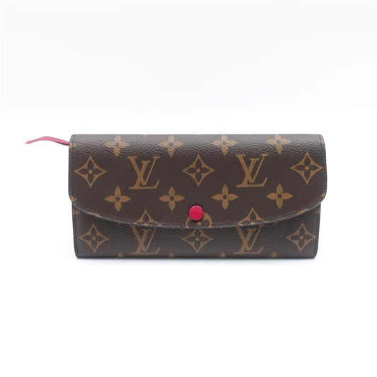 Pre-owned Louis Vuitton Monogram Coated Canvas Long Wallet