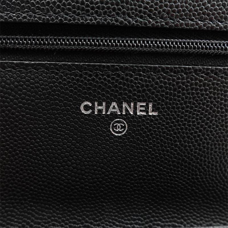 Pre-owned Chanel Black Calfskin Crossbody-HZ