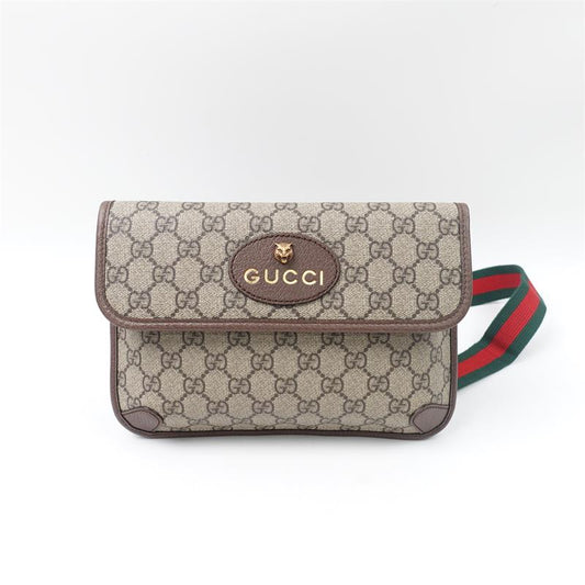 Pre-owned Gucci GG Supreme Coated Canvas Belt Bag-HZ