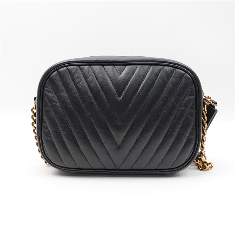 Pre-owned Louis Vuitton New Wave Calfskin Black Crossbody Bag-HZ