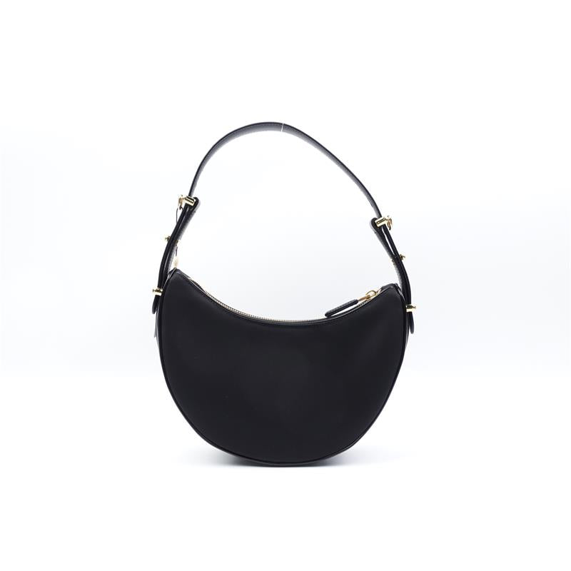 Pre-owned Prada Arqué Black Calfskin Sholulder Bag