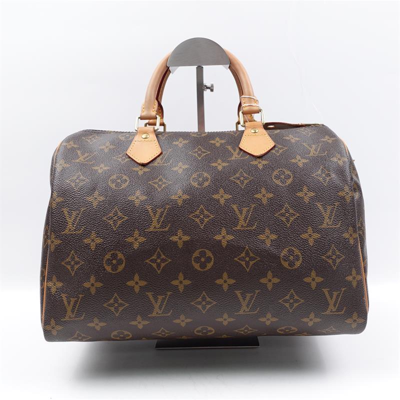 Pre-owned Louis Vuitton Speedy 30 Monogram Coated Canvas Handle Bag