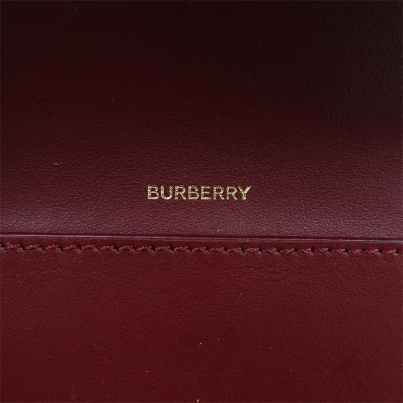 【Deal】Pre-owned Burberry Red Canvas Short Wallet-HZ