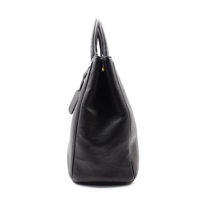 Pre-owned Prada Black Calfskin Handbag