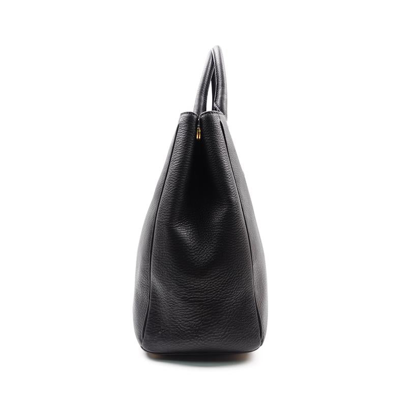 Pre-owned Prada Black Calfskin Handbag