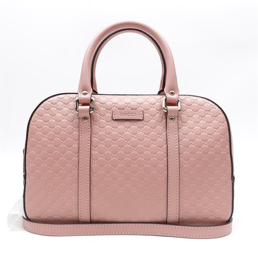 Pre-owned Gucci GG Pink Calfskin Shoulder Bag - HZTT