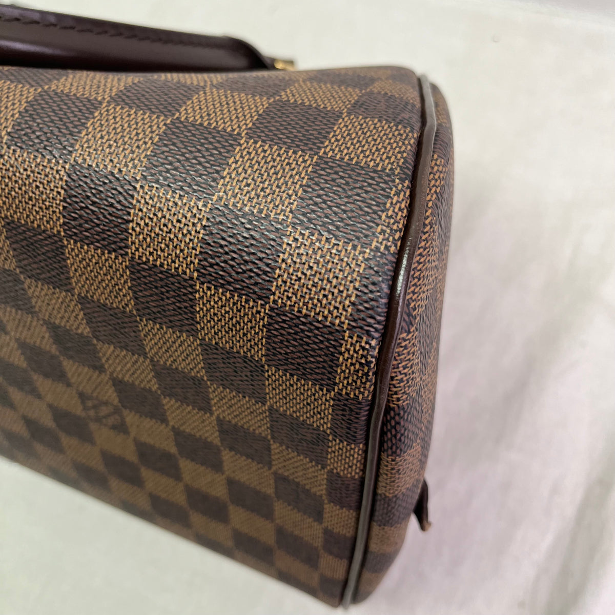 Pre-Owned Louis Vuitton Ribera MM Brown Damier Ebene Canvas Tote Bag T10436040
