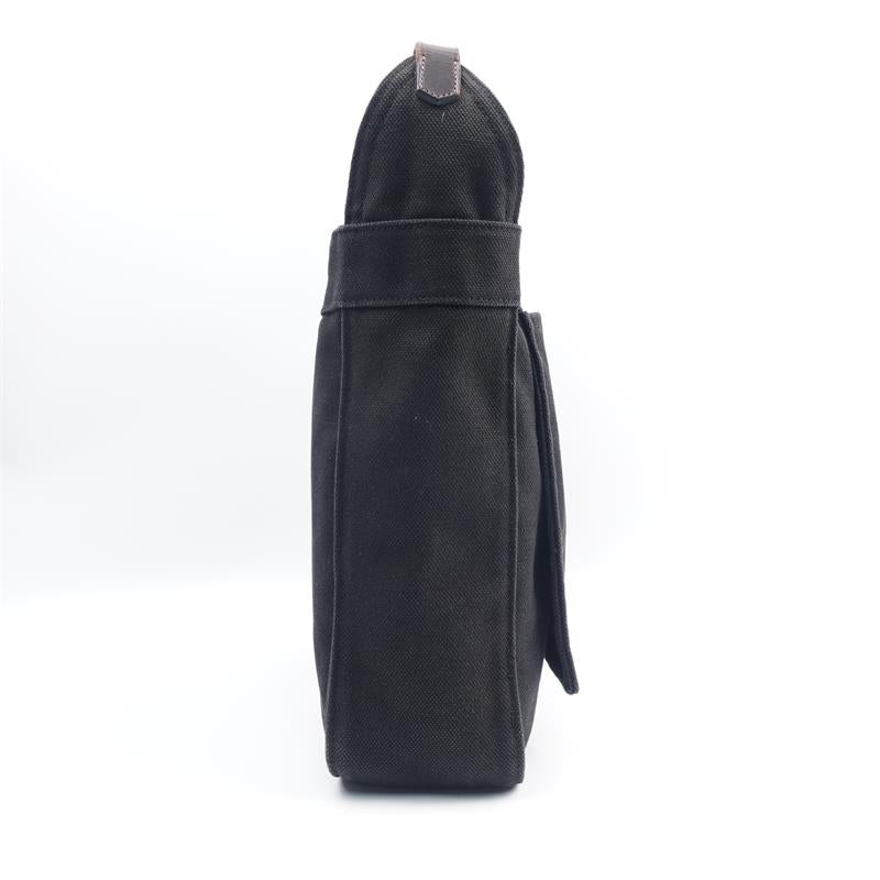 【Deal】Pre-owned Hermes Marwari Black Canvas Shoulder Bag-HZ