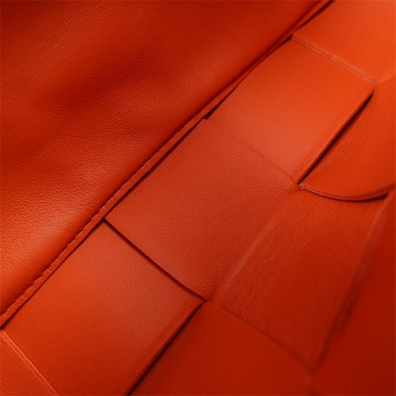 Pre-owned Orange Arco Calfskin Shoulder Bag-HZ