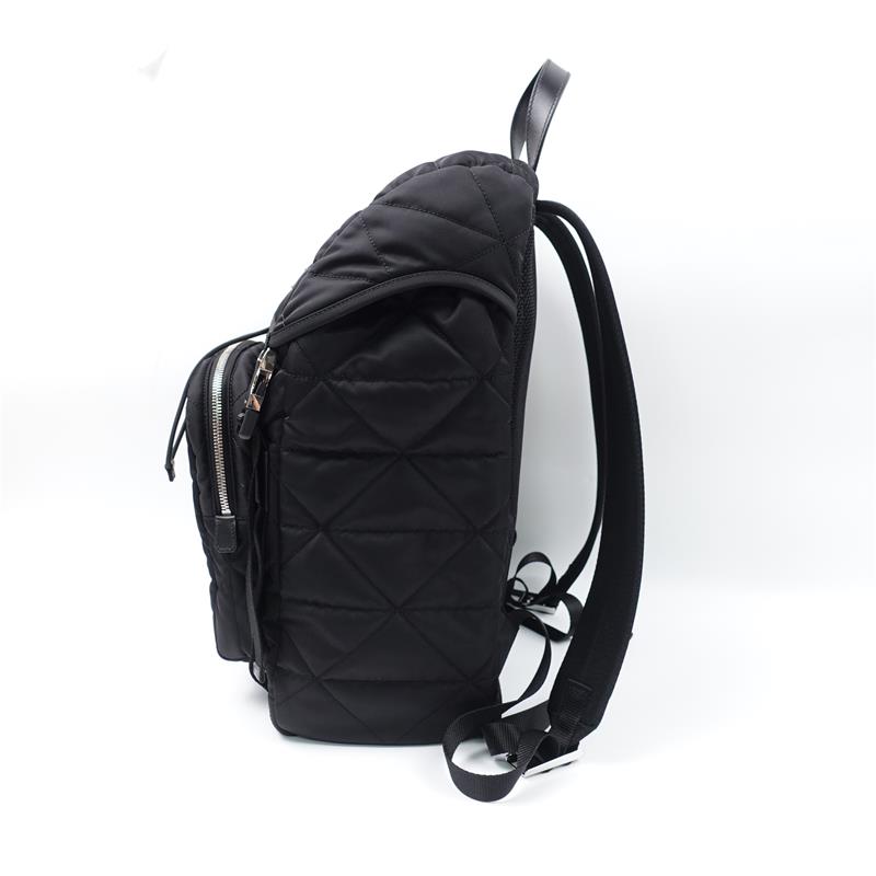 Pre-owned Prada Black Nylon Backpack