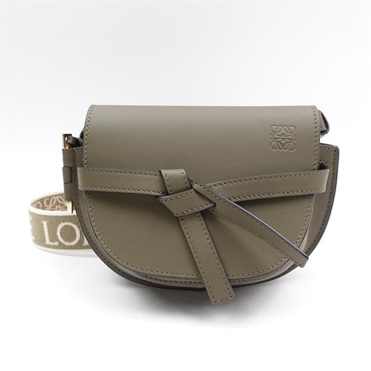 Loewe Gate Mini Green Calfskin Cross Body Bag