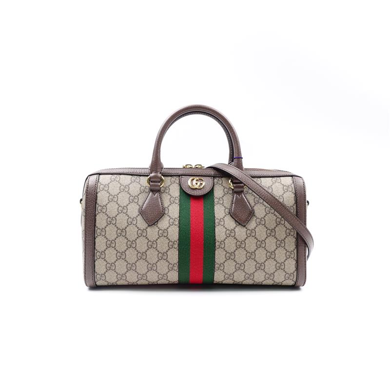 Pre-owned Gucci Ophidia Coated Canvas Shoulder Bag