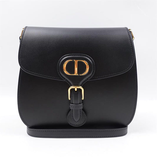 Pre-owned Dior Bobby Black Calfskin Shoulder Bag