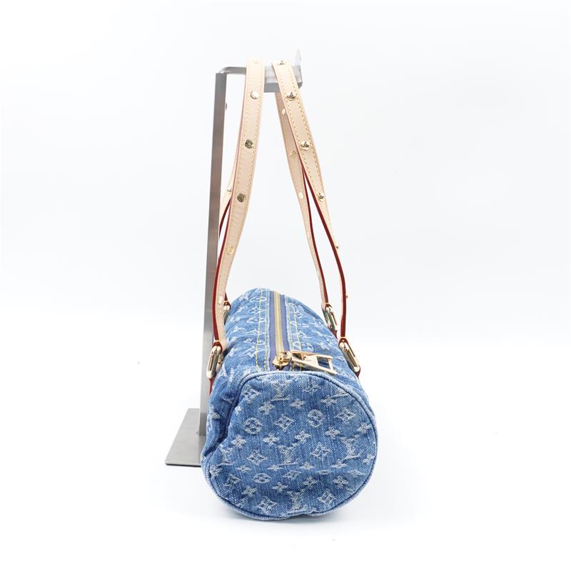 Pre-owned Louis Vuitton Denim Blue Shoulder Bag-TS