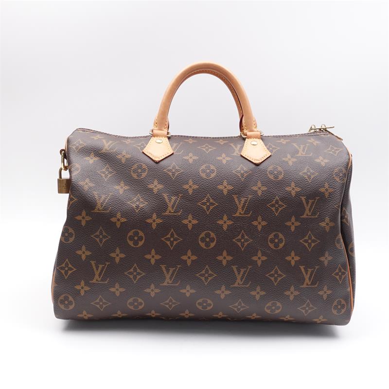 Pre-owned Louis Vuitton Speedy 35 Monogram Coated Canvas Shoulder Bag