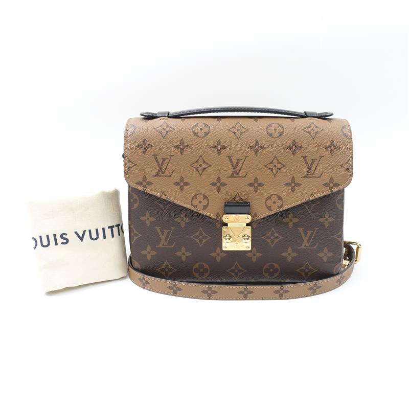 Pre-owned Louis Vuitton Monogram Reverse Metis Coated Canvas Shoulder Bag