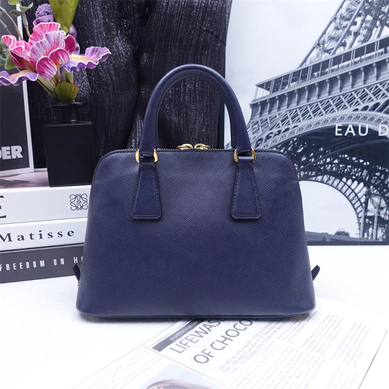 【DEAL】Prada Matinee Navy Saffiano Shoulder Bag