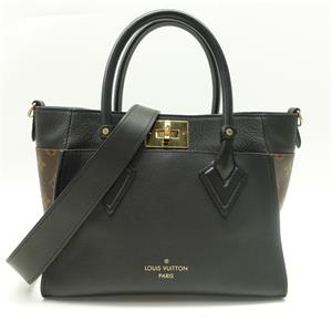 Louis Vuitton ON MY SIDE Black Calfskin Shoulder Bag
