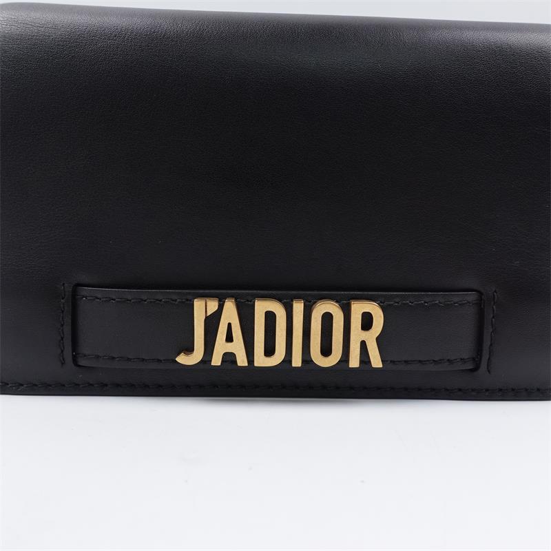 Pre-owned DIOR calfskin Crossbody Bags Black Jadior Crossbody Bady