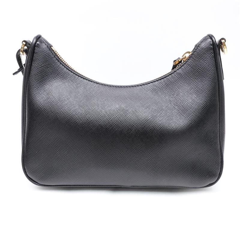 Pre-owned Prada Re-edition Black Calfskin Shoulder Bag