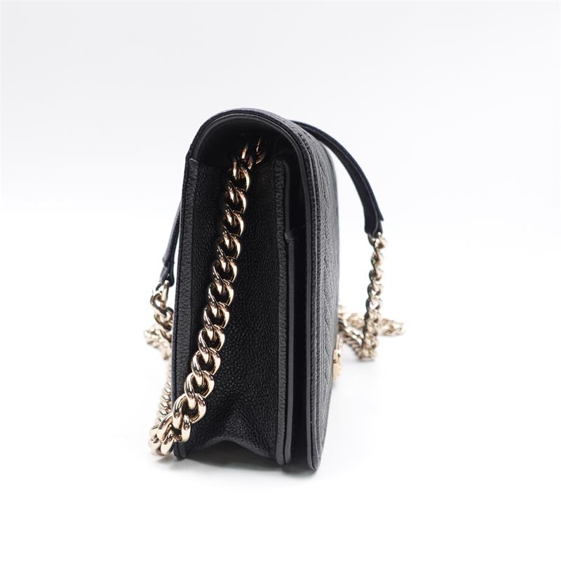 Pre-owned Chanel Leboy Woc Black Caviar Crossbody Bag