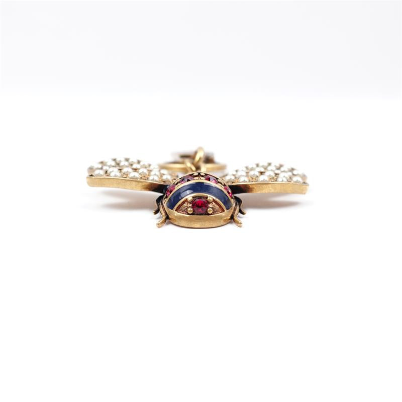 Pre-owned Gucci Bee Gold Charm