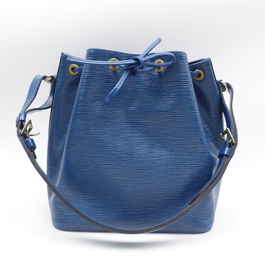Pre-owned Louis Vuitton Neo Blue Calfskin Bucket Bag-TS