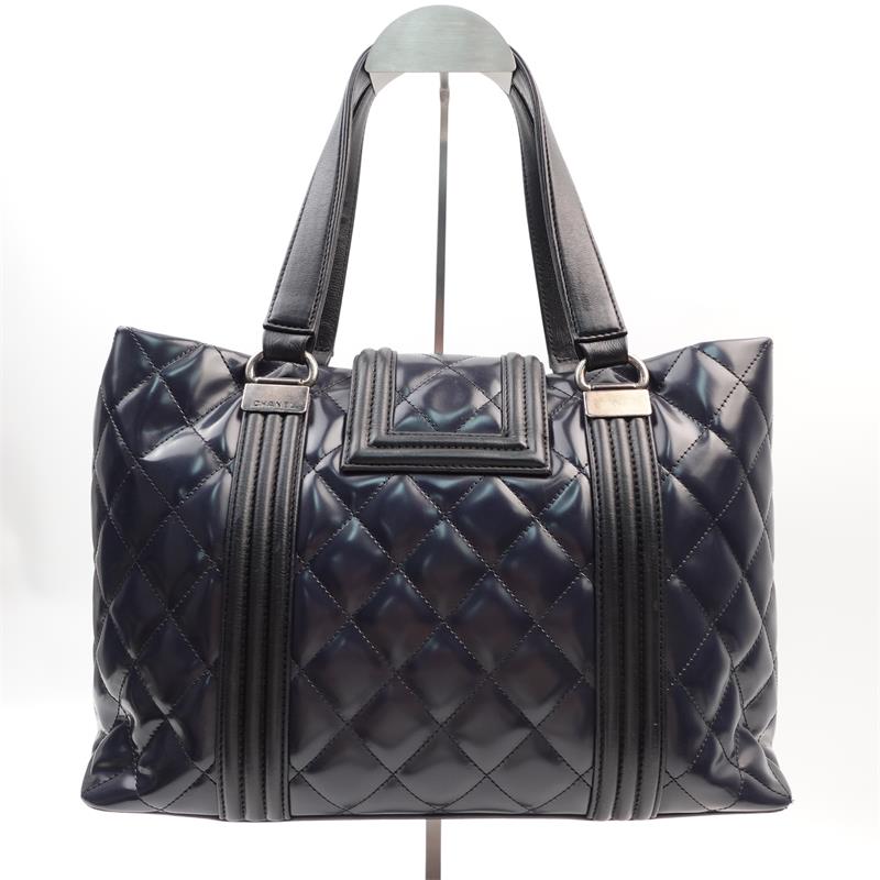 Pre-owned Chanel Blue Calfskin Shoulder Bag-HZ