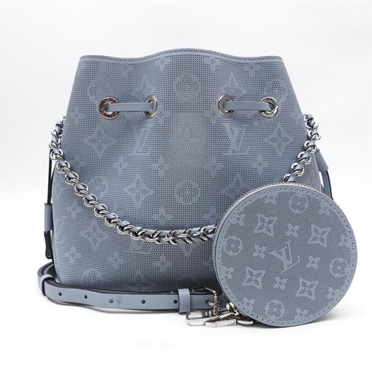 Pre-owned Louis Vuitton Bella Mahina Cloud Blue Bucket Bag - TS