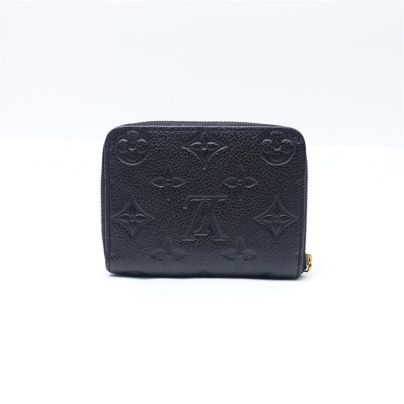 【DEAL】Pre-owned Louis Vuitton Portefeuille Black Calfskin Short Wallet