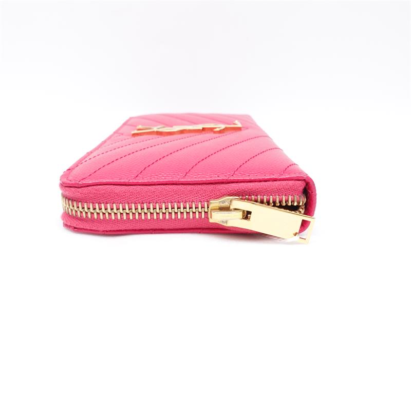 Pre-owned Saint Laurent Pink Calfskin Wallet