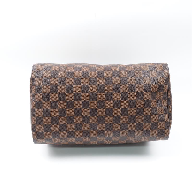 【DEAL】Louis Vuitton Speedy 30 Damier Ebene Coated Canvas Handbag